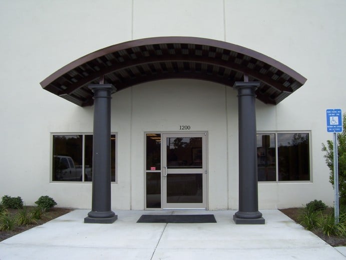 modern metal canopy
