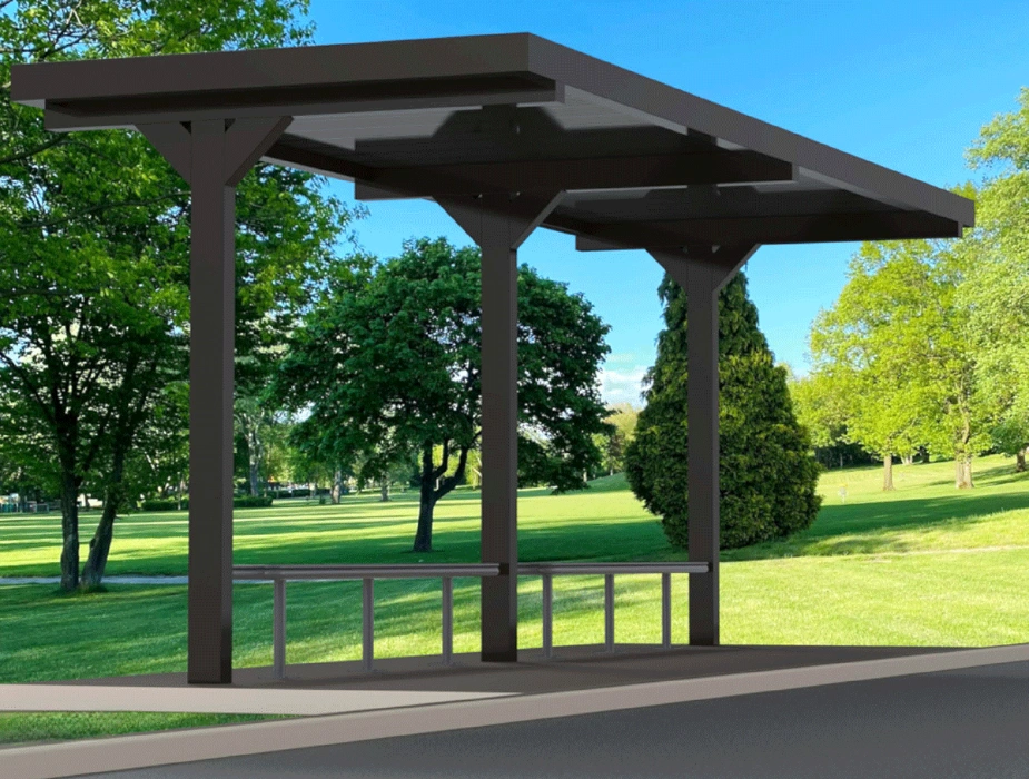22ft Bus Stop Cover